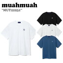 AA TVc muahmuah [A[A Y fB[X LETTERING LOGO HALF T-SHIRTS ^OS  TVc WHITE zCg BLACK ubN WHITE MELANGE zCgW INDIGO BLUE CfBSu[ MUT22931 EFA