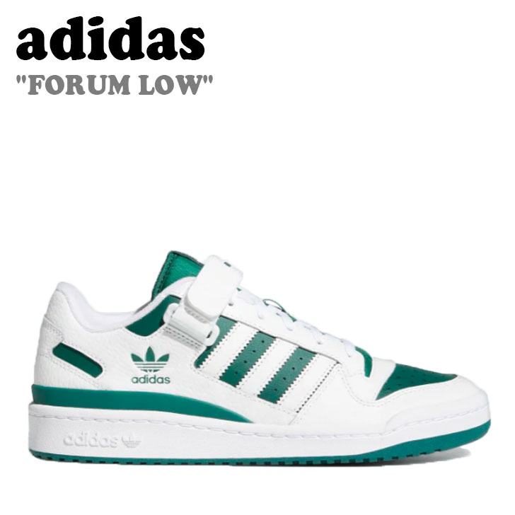 AfB_X Xj[J[ adidas Y fB[X FORUM LOW tH[ [ CLOUD WHITE NEhzCg COLLEGIATE GREEN JbWGCgO[ GY8556 V[Y yÁzgpi