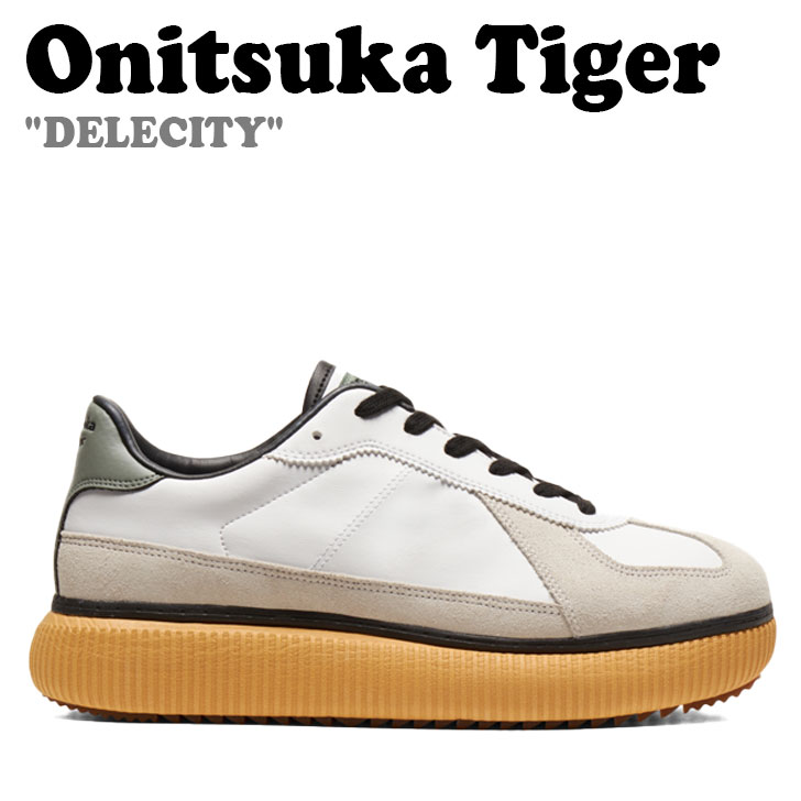 IjcJ^CK[ Xj[J[ Onitsuka Tiger Y fB[X DELECITY fVeB WHITE zCg LICHEN GREEN CPO[ 1183B874-103 V[Y