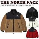 フリース ノースフェイス THE NORTH FACE メンズ レディース NEW UTILITY FLEECE JACKET ニュー ユーティリティ フリースジャケット BEIGE ベージュ BLACK ブラック IVORY アイボリー RED レッド NJ4FN52J/K/L/M ウェア 【中古】未使用品