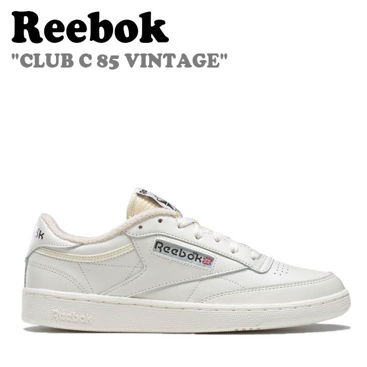 [{bN Xj[J[ REEBOK Y fB[X CLUB C 85 VINTAGE NuV[ 85 Be[W WHITE zCg CHALK `[N BLACK ubN GY4966 V[Y