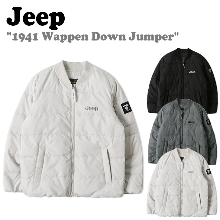 W[v _E Jeep Y fB[X 1941 Wappen Down Jumper by _E Wp[ BLACK ubN KHAKI J[L IVORY AC{[ JN4NPU492BK/KH/IV EFA