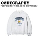 R[hOtB[ g[i[ CODEGRAPHY Y fB[X CGP ORIGIN TIGER LOGO CREWNECK IW ^CK[ S N[lbN MELANGE GREY W O[ CBCS1TL801MG EFA