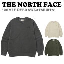 ノースフェイス トレーナー THE NORTH FACE COMFY DYED SWEATSHIRTS コンフィー ダイド スウェットシャツ 全3色 NM5MP01J/K/L ウェア 【中古】未使用品