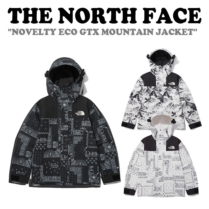 ノースフェイス マウンテンジャケット THE NORTH FACE NOVELTY ECO GTX MOUNTAIN JACKET ノベルティ エコ ゴアテックス マウンテン ジャケット MATT BLACK マット ブラック ナチュラル グレー SNOW WHITE スノー ホワイト NJ2GN60A/B/C ウェア 【中古】未使用品