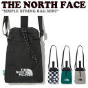 ノースフェイス クロスバッグ THE NORTH FACE メンズ レディース SIMPLE STRING BAG MINI シンプル ストリング バッグ ミニ JET BLACK ジェット ブラック BLACK ブラック GREEN グリーン BEIGE ベージュ NN2PP08N/M/O/P NN2PP74J バッグ【中古】未使用品