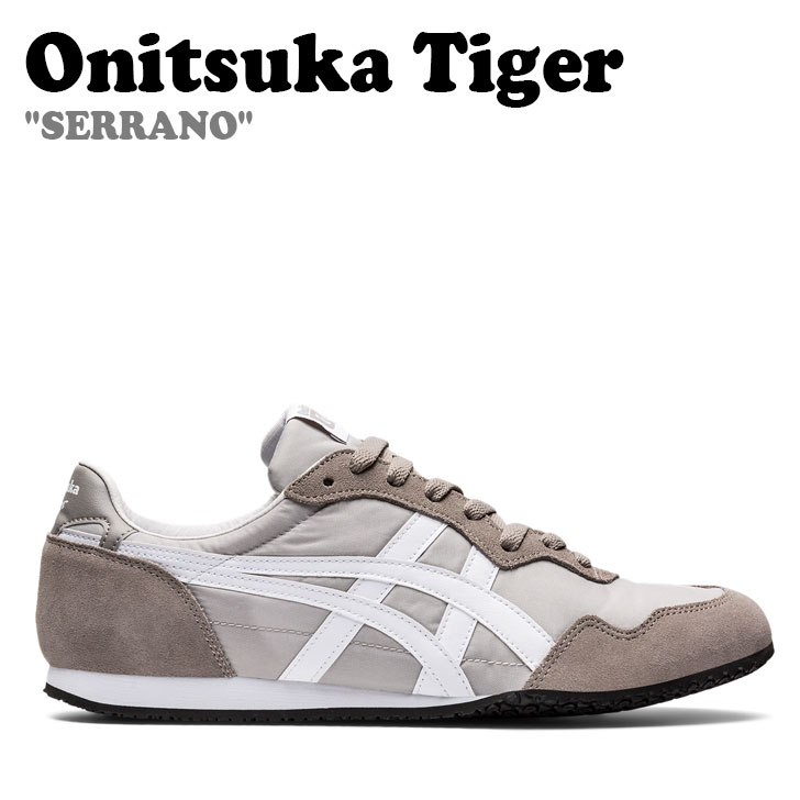 IjcJ^CK[ Xj[J[ Onitsuka Tiger Y fB[X SERRANO CL Z[m CL OYSTER GREY ICX^[ O[ WHITE zCg 1183B400.022 V[Y