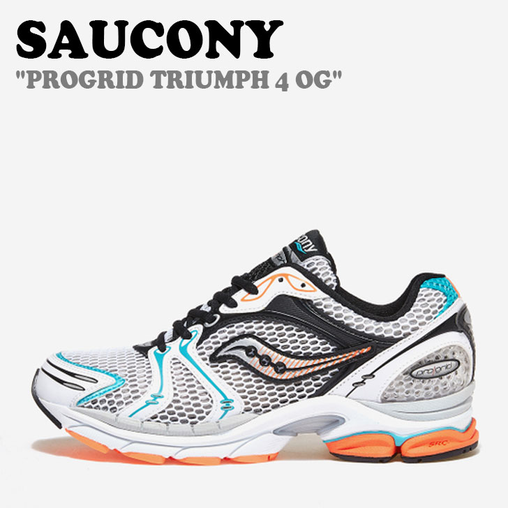 サッカニー スニーカー SAUCONY メンズ PROGRID TRIUMPH 4 OG プログレッシブ トライアンフ 4 OG WHITE ホワイト SILVER シルバー S20845-05 シューズ