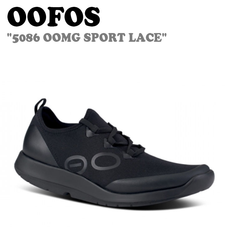 E[tHX Xj[J[ OOFOS Y 5086 OOMG SPORT LACE E[GW[ X|[c[X BLACK ubN V[Y