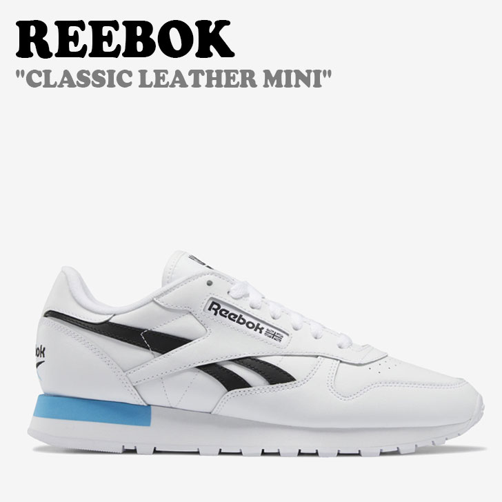 リーボック スニーカー REEBOK メンズ レディース CLASSIC LEATHER MINI クラシック レザー ミニ BLACK ブラック AQUA アクア IE9383 RESO3EJ7UWT シューズ