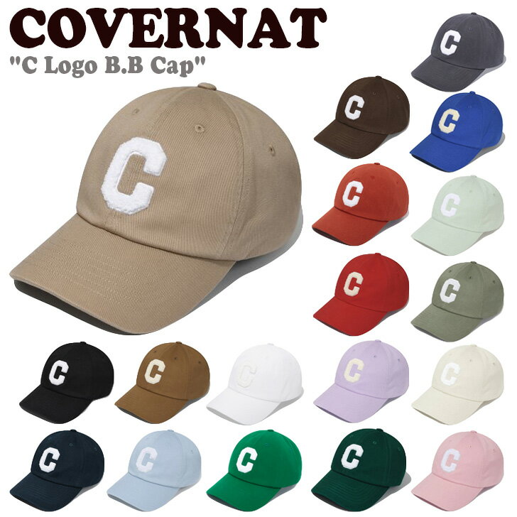 カバーナット キャップ COVERNAT メンズ レディース C LOGO B.B シー ロゴ ビービー キャップ 全18色 CO2300CA01 CO0000CA01 ACC