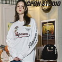 コンパーニョ 長袖Tシャツ CPGN STUDIO_COMPAGNO 正規販売店 メンズ レディース RACING REPOREM LONG SLEEVE レーシング レポレム ロング スリーブ BLACK ブラック WHITE ホワイト C23SA04 長袖 ウェア