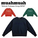 AA g[i[ muahmuah [A[A fB[X Stitch Volume Crop MTM Xeb` {[ Nbv }c[} TVc DEEP GREEN fB[vO[ NAVY lCr[ ORANGE IW MUT23027 EFA