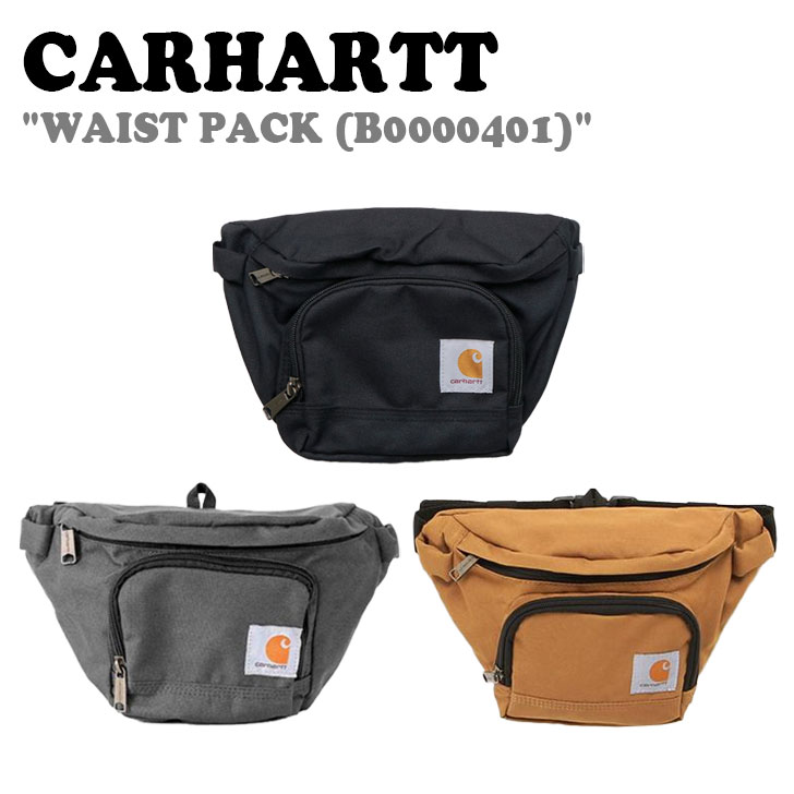 カーハート ウエストポーチ メンズ カーハート ウエストポーチ CARHARTT メンズ レディース WAIST PACK ウエストパック BLACK ブラック GREY グレー BROWN ブラウン B0000401 52465 91307 87994 バッグ