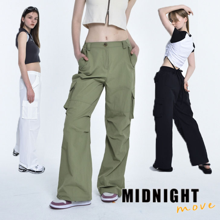 ミッドナイトムーブ 正規販売店 MIDNIGHT MOVE パンツ summer cargo pants サマー カーゴパンツ khaki black white su50/51/52 ウェア