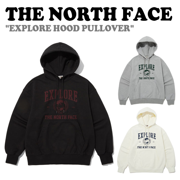 m[XtFCX p[J[ THE NORTH FACE Y fB[X EXPLORE HOOD PULLOVER GNXvA t[h vI[o[ BLACK ubN MELANGE GRAY WO[ CREAM N[ NM5PP51J/K/L EFA