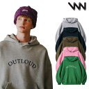 WVプロジェクト パーカ WV PROJECT 正規販売店 Scratch String Hoodie スクラッチ ストリング フード GRAY グレー NAVY ネイビー BROWN ブラウン PINK ピンク GREEN グリーン 裏起毛 MJHD7625 ウェア