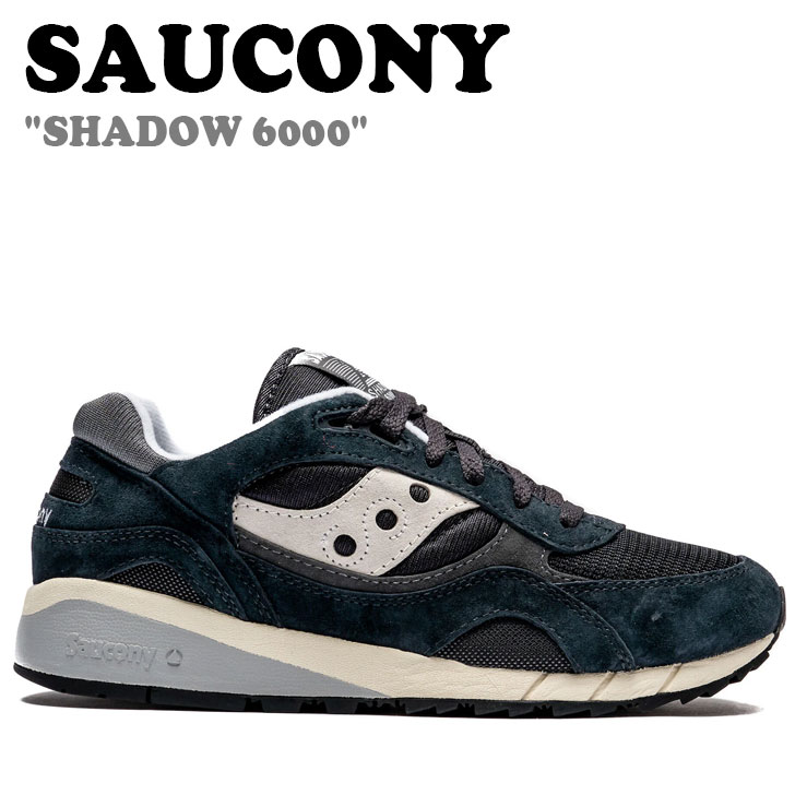 TbJj[ Xj[J[ SAUCONY Y fB[X SHADOW 6000 Vh[ NAVY lCr[ GRAY O[ S70441-47 V[Y