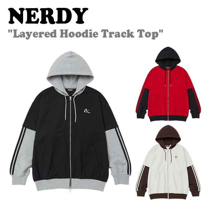 ySEVENTEEN THE8pzmfB WbvAbv NERDY mfB[ Y fB[X Layrerd Hoodie track top C[h t[fB[ gbN gbv RED bh BEIGE x[W BLACK ubN PNEF23TR1201/07/30 EFA