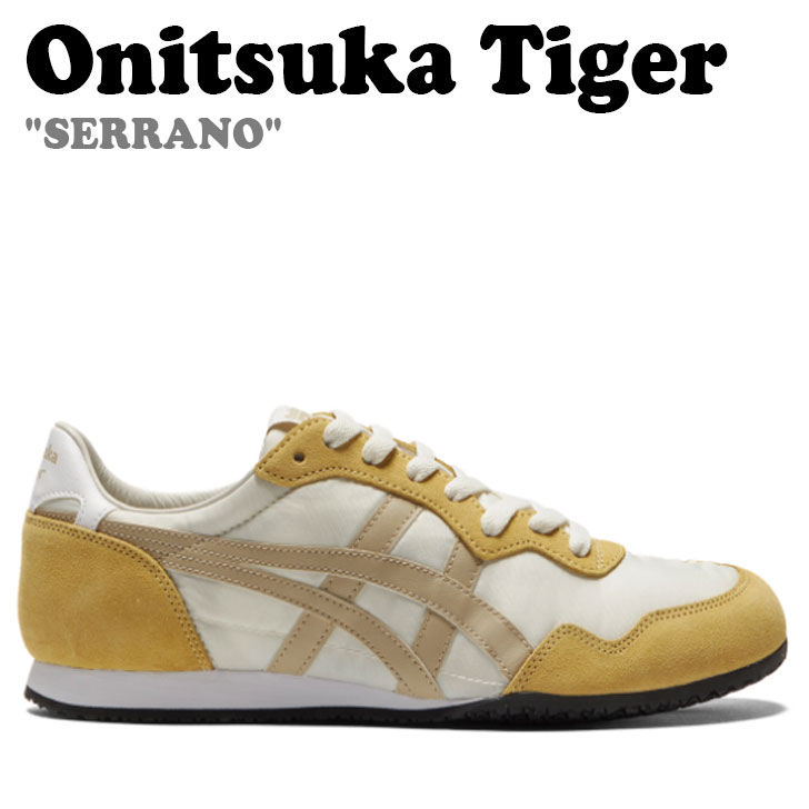 IjcJ^CK[ Xj[J[ Onitsuka Tiger Y fB[X SERRANO Z[m IVORY WOOD CREPE AC{[ Ebh N[v 1183B400-753 V[Y