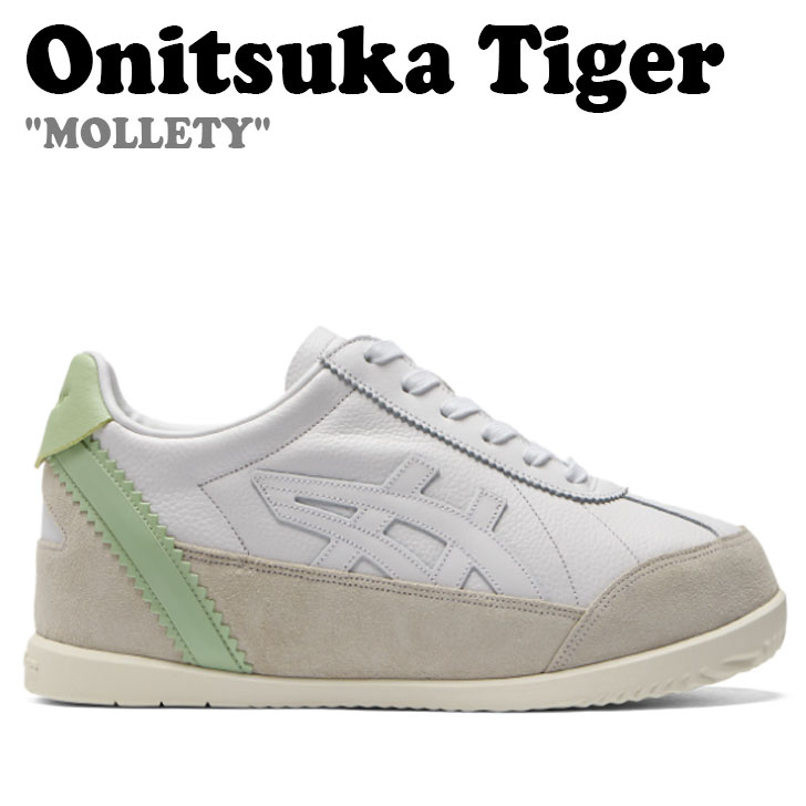 IjcJ^CK[ Xj[J[ Onitsuka Tiger Y fB[X MOLLETY eB WHITE GREEN FIG zCg O[ tBO 1183C231-100 V[Y