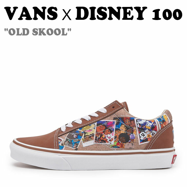 バンズ スニーカー VANS X DISNEY 100 メンズ レディース OLD SKOOL ディズニー100 オールドスクール SCRAPBOOK MULTI スクラップブック マルチ VN0005UFBMB シューズ