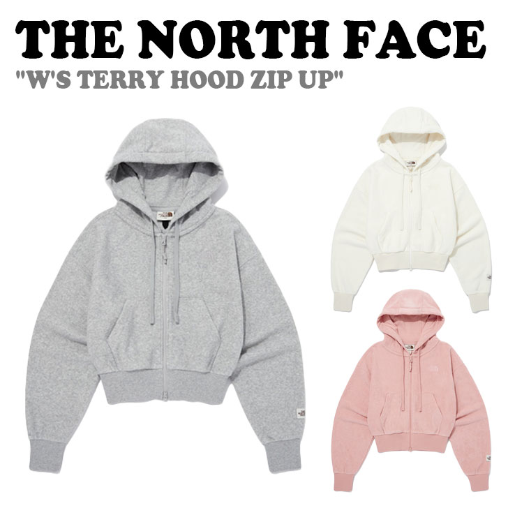 m[XtFCX p[J[ THE NORTH FACE fB[X W'S TERRY HOOD ZIP UP e[ t[fB[WbvAbv MELANGE GREY WO[ CREAM N[ LIGHT PINK CgsN NJ5JQ31J/K/L EFA yÁzgpi