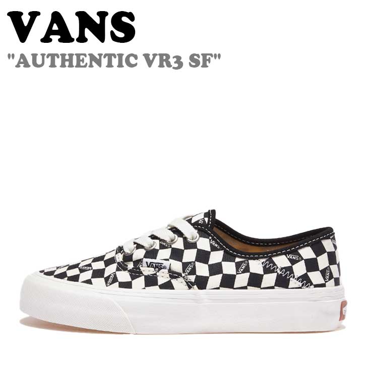 oY Xj[J[ VANS Y fB[X AUTHENTIC VR3 SF I[ZeBbN VR3 SF CHECKERBOARD MARSHMALLOW `FbJ[{[h }bV} BLACK ubN VN000DNBKIG V[YyÁzgpi