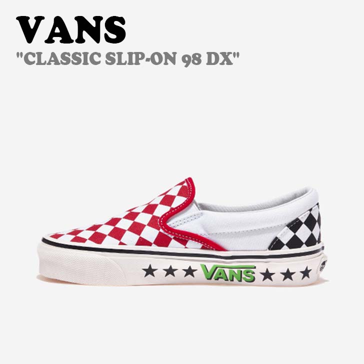 oY Xj[J[ VANS Y fB[X CLASSIC SLIP-ON 98 DX NVbN Xb| DIAMOND CHECK RED WHITE _CAh `FbN bh zCg VN0A7Q58Y52 V[Y yÁzgpi