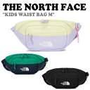 ノースフェイス ウェストポーチ THE NORTH FACE 男の子 女の子 KIDS WAIST BAG M キッズ ウエストバッグ BLACK ブラック NAVY ネイビー LILAC ライラック NN2HQ00R/S/T バッグ 【中古】未使用品