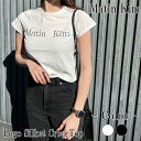 【即納カラー有/国内配送】マーティンキム 半袖Tシャツ Matin Kim レディース Logo Silket Crop Top ロゴ シルケット クロップ トップ Black ブラック White ホワイト P0000DGR ウェア