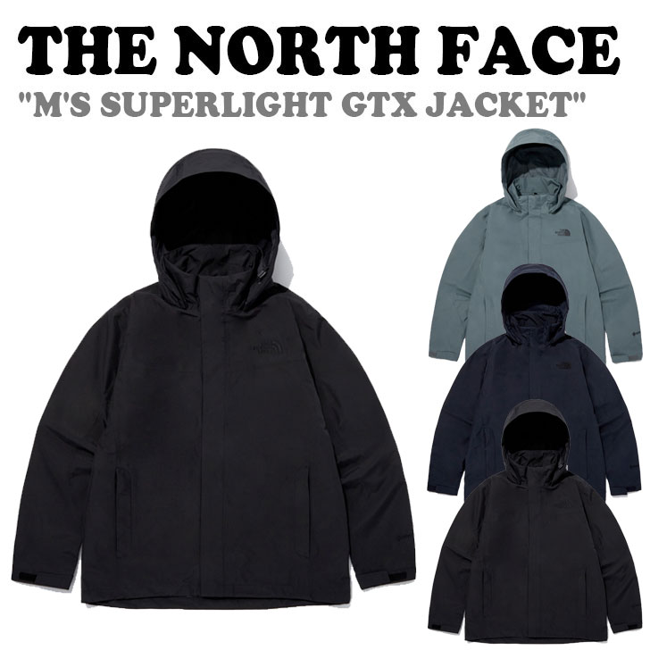 楽天GOLD TAIL 2020ノースフェイス マウンテンジャケット THE NORTH FACE メンズ M'S SUPERLIGHT GTX JACKET スーパーライト ゴアテックス ジャケット BLACK ブラック DARK NAVY ダークネイビー JADE ジェイド NJ2GQ04A/B/C ウェア 【中古】未使用品