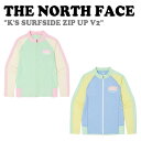 ノースフェイス ラッシュガード THE NORTH FACE K'S SURFSIDE ZIP UP V2 キッズ サーフ サイド ジップアップ V2 全2色 ...