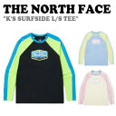 ノースフェイス ラッシュガード THE NORTH FACE K'S SURFSIDE L/S TEE キッズ サーフ サイド ロング スリーブ Tシャツ 水着...