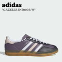 アディダス スニーカー adidas メンズ レディース GAZELLE INDOOR W ガゼル インドア ウーマン VIOLET バイオレット WHITE ホワイト QUARTZ クォーツ IE2956 シューズ【中古】未使用品