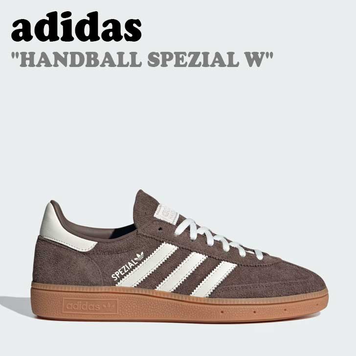 AfB_X Xj[J[ adidas Y fB[X HANDBALL SPEZIAL W nh{[ X؃cBA W BROWN uE WHITE zCg GUM K[ IF6490 V[YyÁzgpi