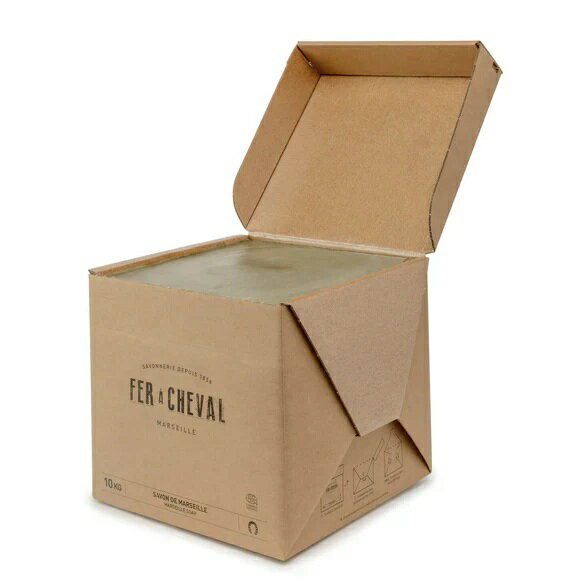樂天商城 - 【在庫限り・終売】【FER A CHEVAL】マルセイユソープ オリーブ 約8.5kg（製造時10kg）業務用ビッグブロック フェールシュヴァル フランス製 無香料 無着色
