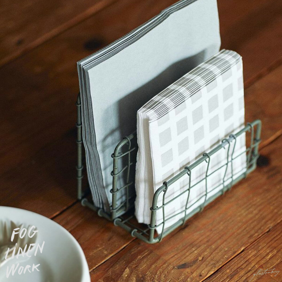 （fog linen work）レターホルダー 1点1点手づくりのため注意事項をご一読下さい。（フォグリネンワーク）