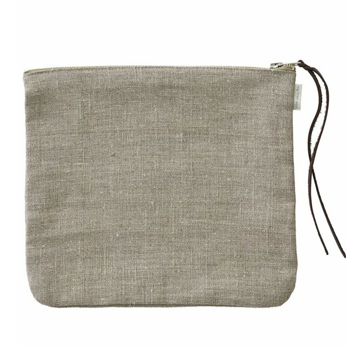 （fog linen work）カンナ ポーチ（L）ナチュラル（フォグリネンワーク）