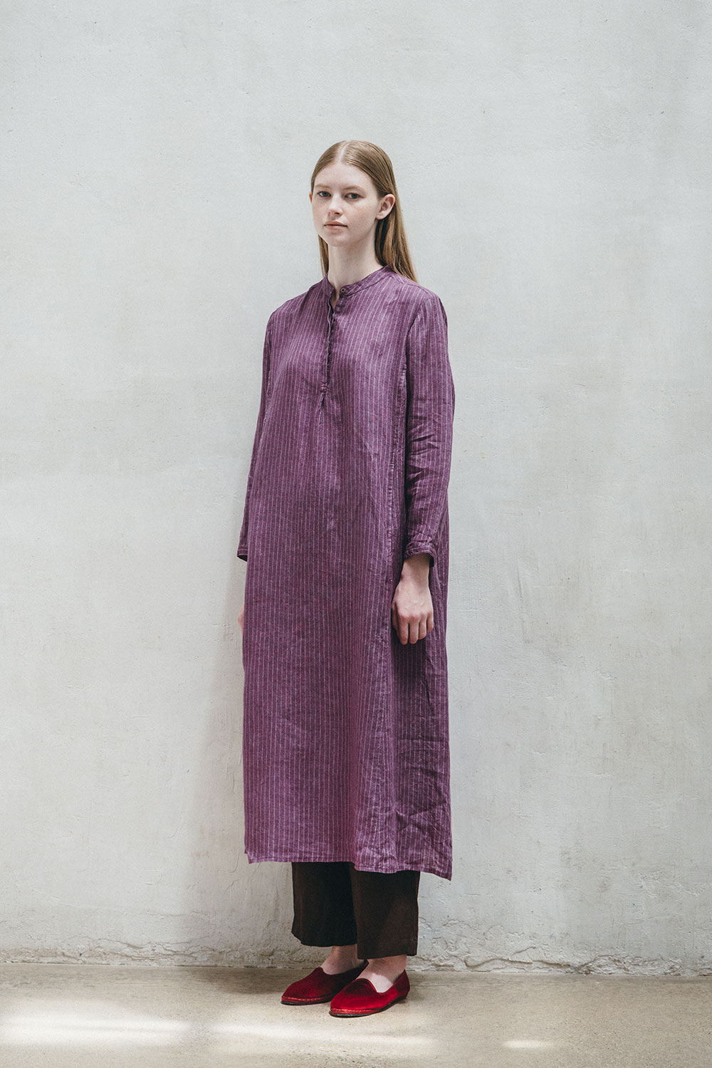 fog linen work チェック柄ワンピース パープル 楽天市場】fog ワンピース(カラーパープル)(レディース