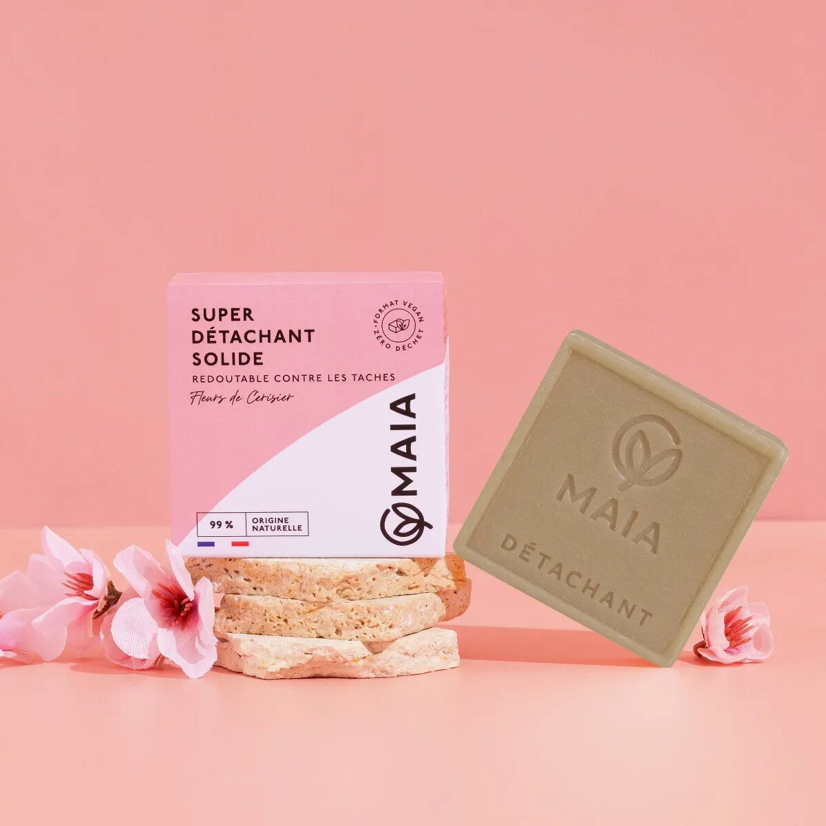 樂天商城 - MAIA 【マイア】 スーパーデタッシュソープバー (シミ抜き) 100g チェリーブロッサム