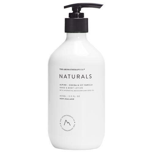 アロマセラピーカンパニー Naturalsハンド＆ボディローション400ml Alpine Cocoa&IcyVanilla【アルパイン ココア＆アイシーバニラ】The Aromatherapy Company【ハンドケア】【ボディケア】【保湿】【シアバター】