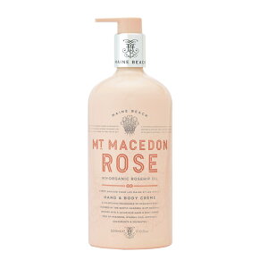 マインビーチ(MAINE BEACH) マウントマセドンローズ ボディクリーム ローション500ml MT MACEDON ROSE(オーガニック)(シアバター)(ローズ)(ホホバ)(ボディケア)