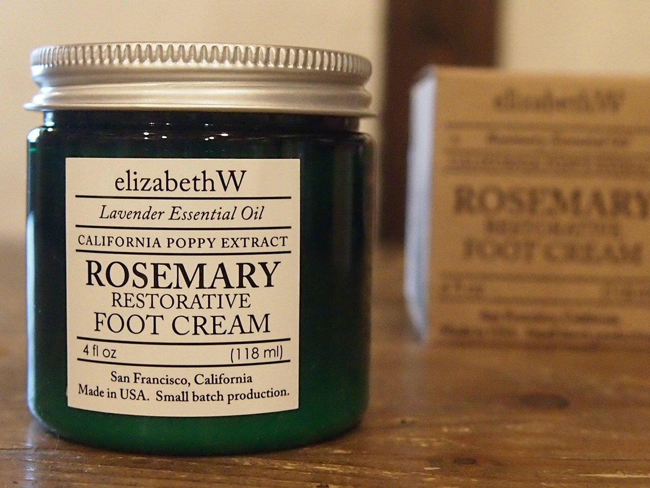 (elizabethW)フットクリーム118ml ローズマリー(エリザベスダブリュー)