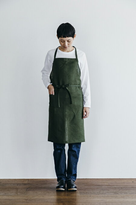 フォグリネンワーク(fog linen work) リネンデイリーエプロン ローリエ