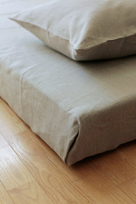 フォグリネンワーク リネン フラットシーツ シングル ナチュラル fog linen work