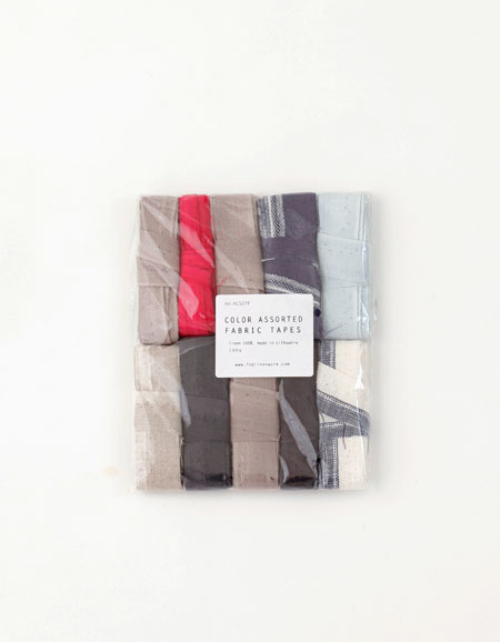 フォグリネンワーク リネン 生地のテープセット100g fog linen work ※カラーはアソ...