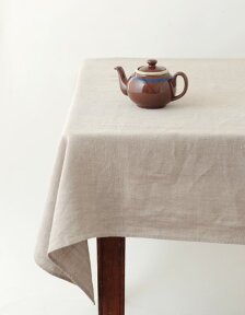 （fog linen work）リネンテーブルクロス（S）ナチュラル（麻本来の色味を活かしています。ロットで色合い違いあり）（フォグリネンワーク）【後半マラソン！要エントリー！店内商品2個購入でP5倍3個以上でP10倍】