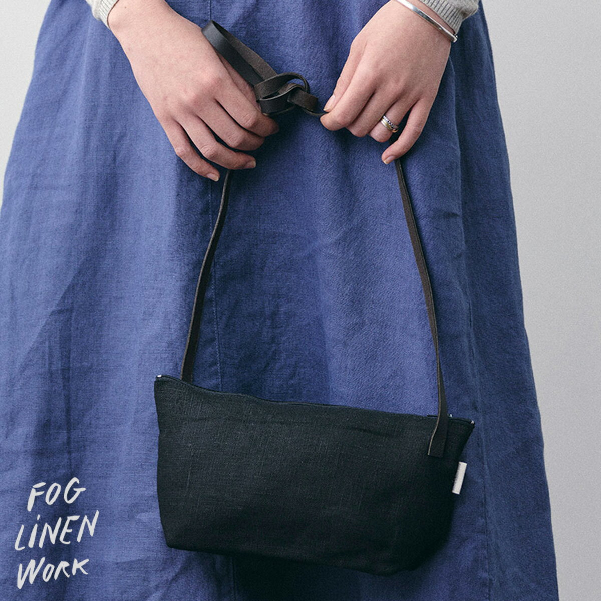 樂天商城 - フォグリネンワーク アトリン バック ブラック fog linen work リネン・麻