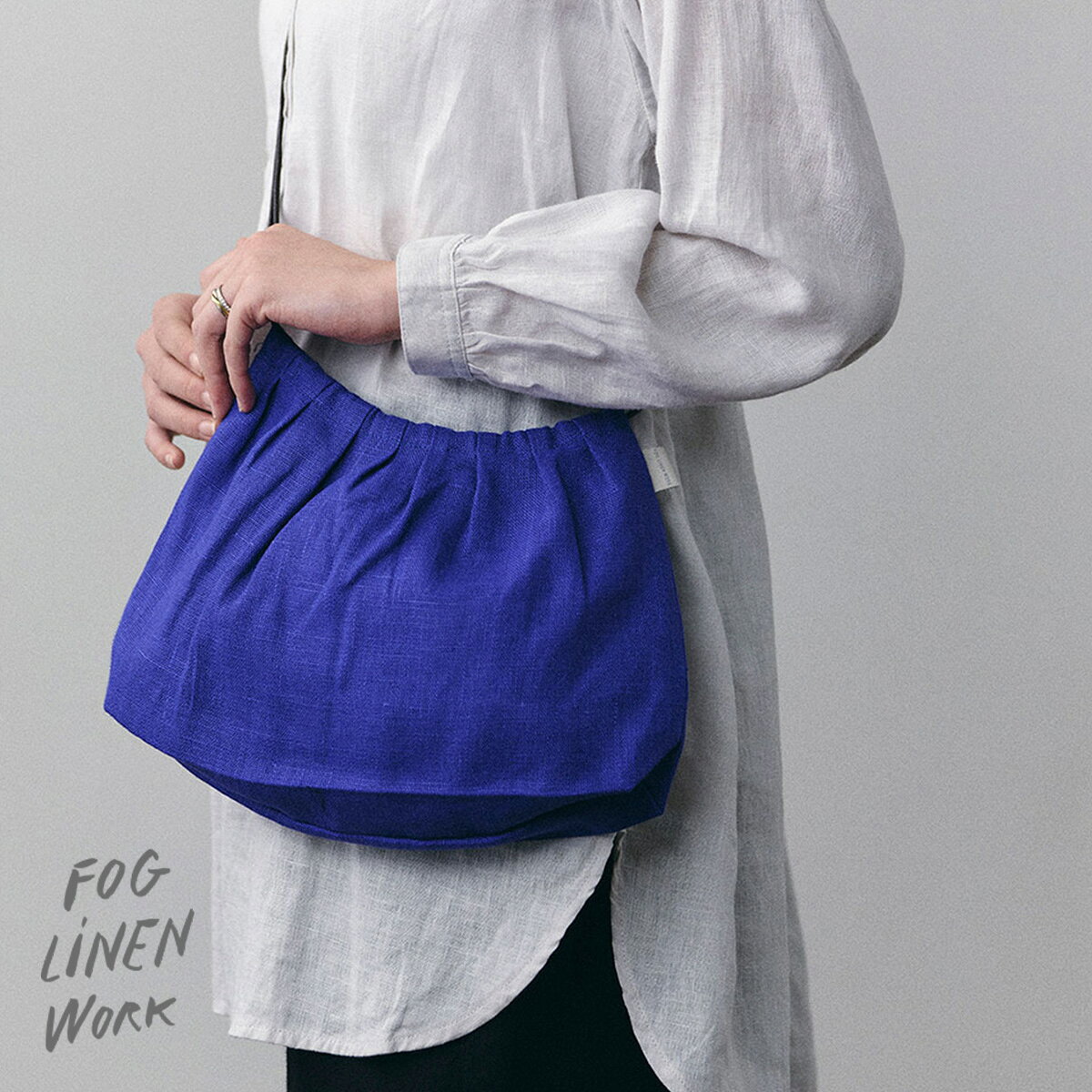 樂天商城 - フォグリネンワーク　ジャヌー　バッグ　イリス fog linen work リネン・麻